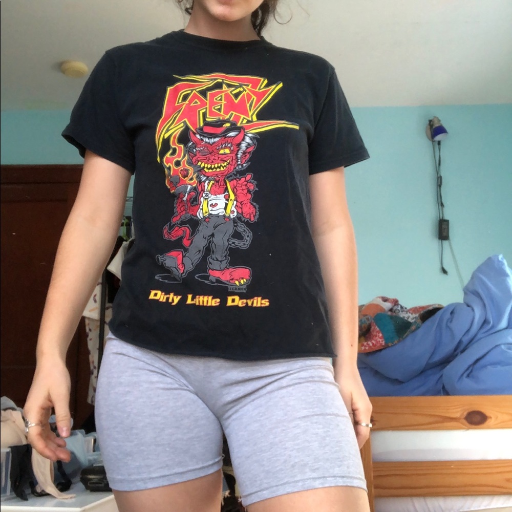 Vintage devil band tee